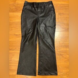 SPANX Black Faux Leather Leggings